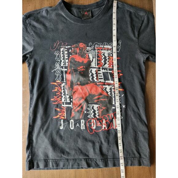 Nike Men's Black Cactus Jack by Travis Scott x Air Jordan MJ 2 T-Shirt Small - Picture 6 of 6